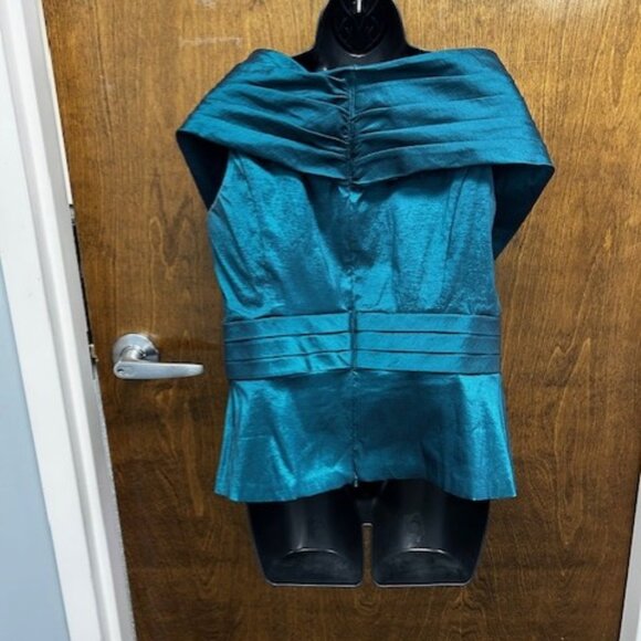 Teal KM Collections by Milla Bell Top - Picture 2 of 2